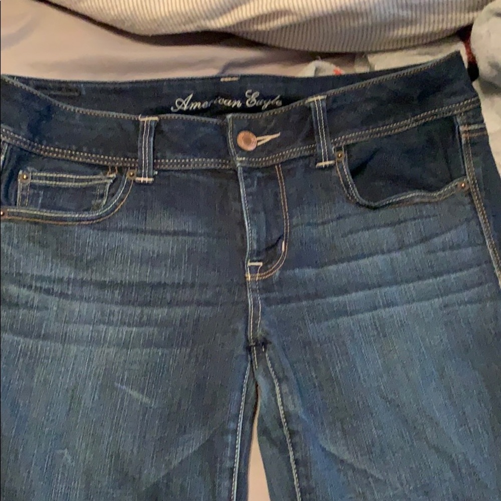 AE slim bootcut stretch jeans